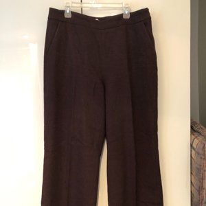 Wide-leg wool pants Size 14